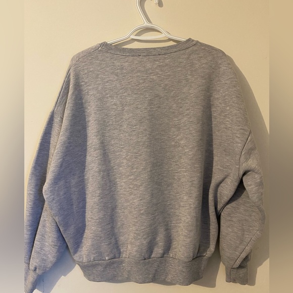 ZARA Grey Mickey Mouse Drop-shoulder Crewneck - Picture 5 of 5
